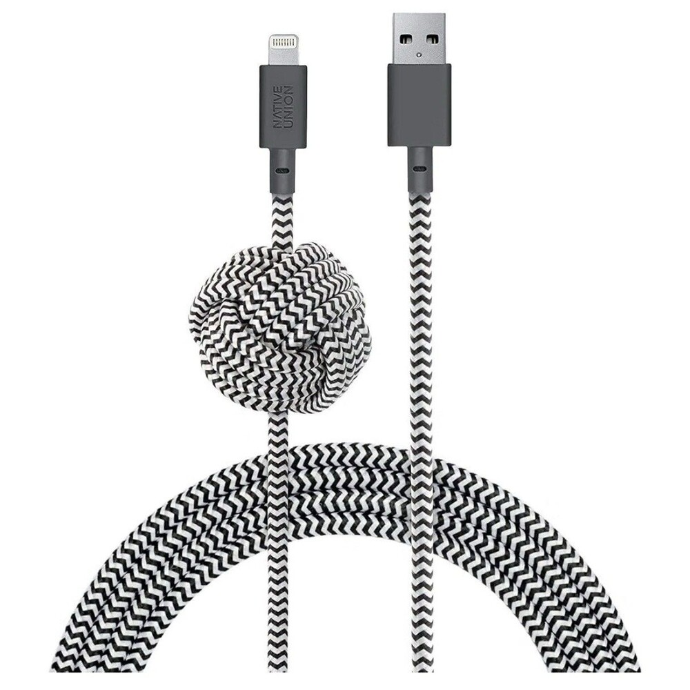 Native Union Night 10' Ft Braided weighted USB-A Cable - SHIPS FREE!